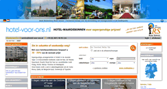 Desktop Screenshot of hotel-voor-ons.nl